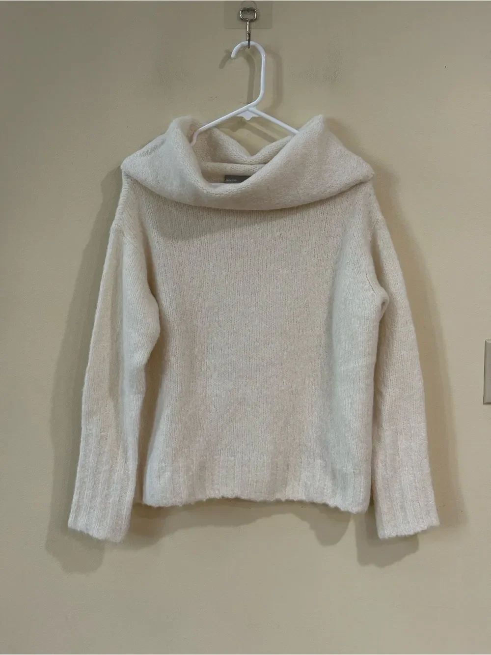 Vince cowl neck alpaca blend sweater.